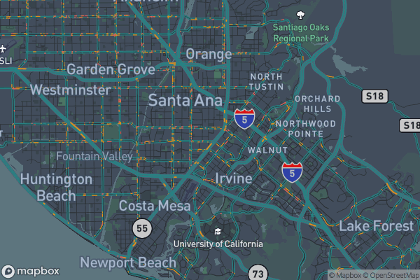 Map of Orange County
